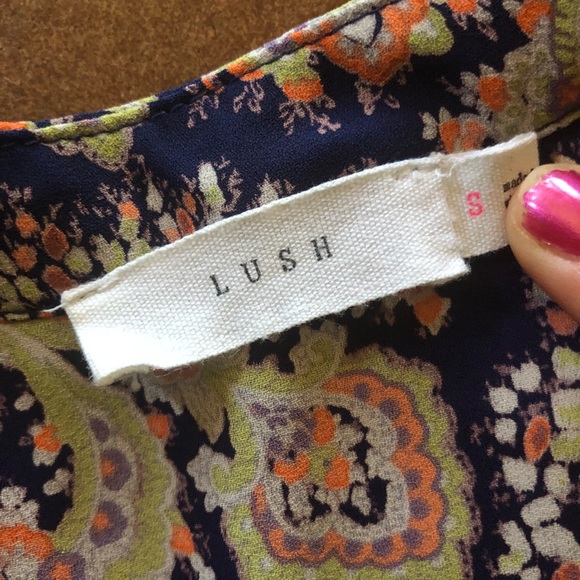 Lush Patterned Dress - Picture 2 of 2